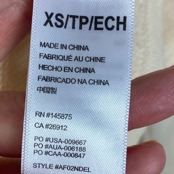 NWT Revolve Amuse Society Rose Fleece Pullover Size XS Ruffle Sweatshirt Top - Picture 8 of 14